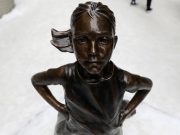 Fearless Girl remains on Wall Street