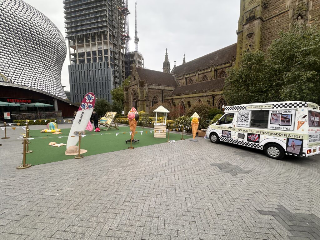 Promo Stand at Shopping Centre